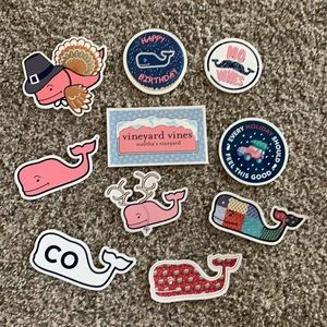 10 Vineyard Vines stickers for 1 low price( $2 each)